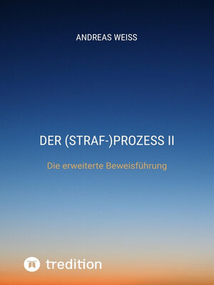 cover image of Der (Straf-)Prozess II